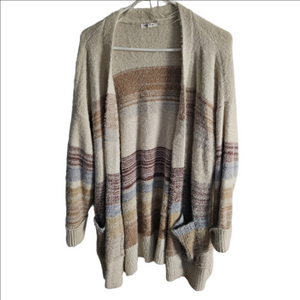 Maurices Multicolor Striped Cardigan